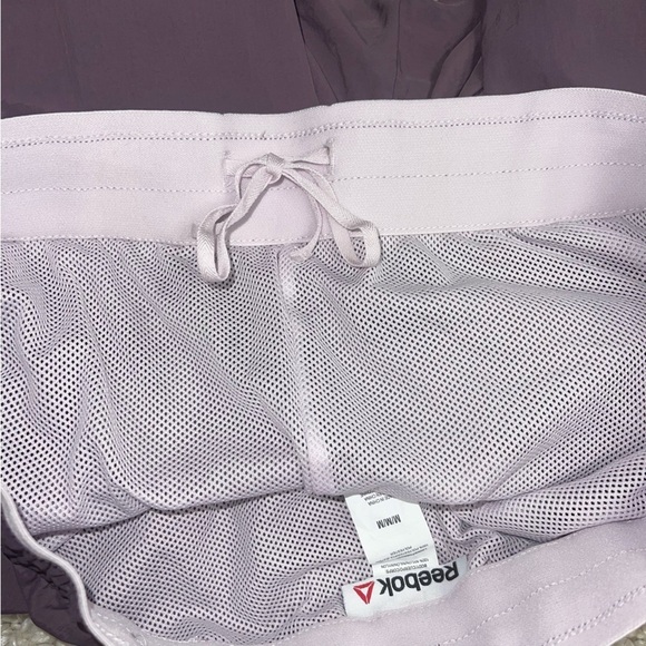 Reebok Track Pants Women's Size Medium Violet Lilac Purple Nylon Focus Woven - Picture 12 of 12